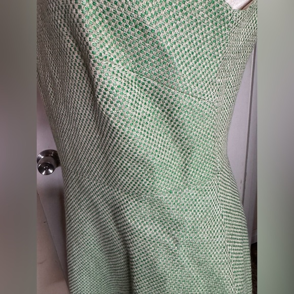 J.Crew Green Gingham Skater Cocktail Dress Racerback Sleeveless Circle Skirt - Picture 10 of 10